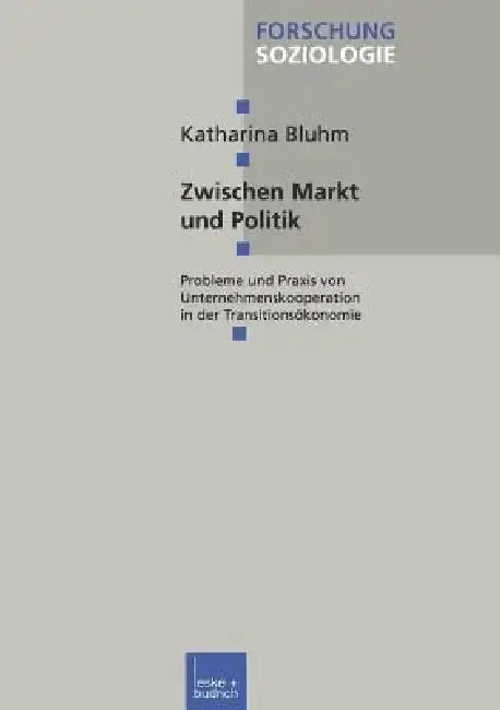 Cover of Zwischen Markt Und Politik