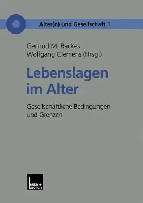 Cover of Lebenslagen Im Alter