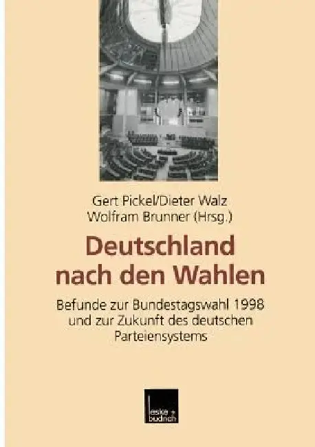 Cover of Deutschland Nach Den Wahlen