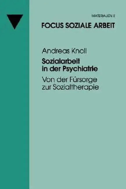 Cover of Sozialarbeit in Der Psychiatrie