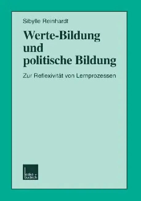 Cover of Werte-Bildung Und Politische Bildung