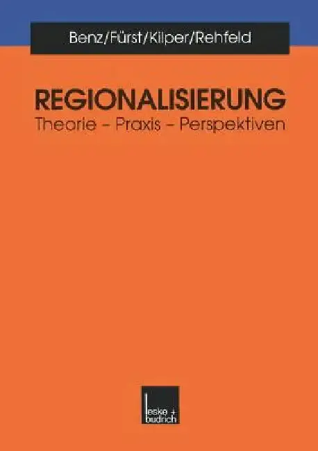 Cover of Regionalisierung