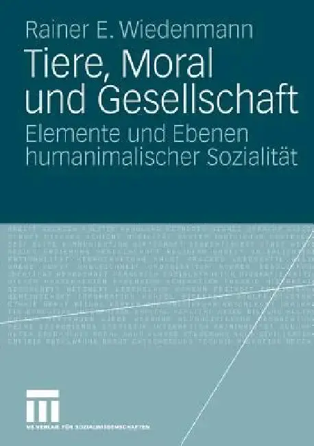 Cover of Tiere, Moral Und Gesellschaft