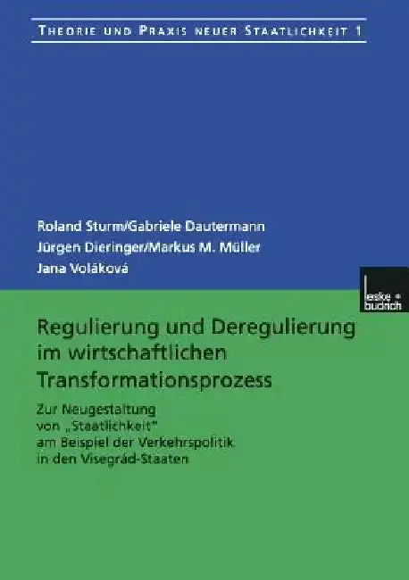 Cover of Regulierung Und Deregulierung Im Wirtschaftlichen Transformationsprozess