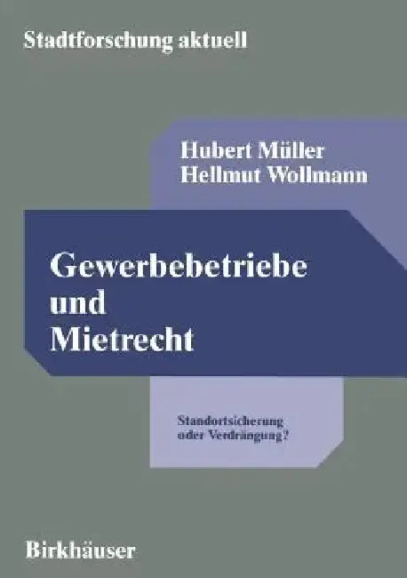 Cover of Gewerbebetriebe Und Mietrecht