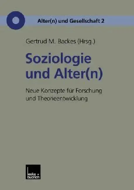 Cover of Soziologie Und Alter(n)