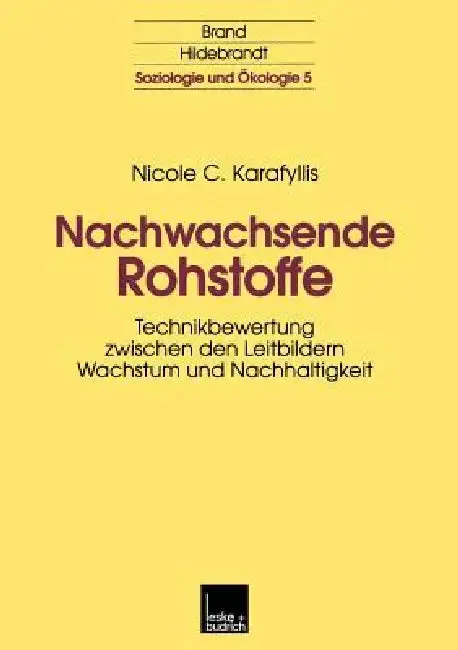 Cover of Nachwachsende Rohstoffe