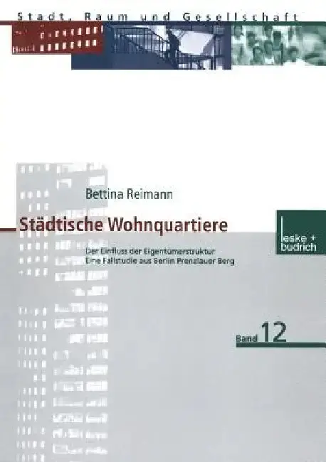 Cover of Städtische Wohnquartiere