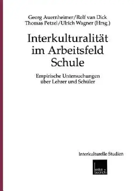 Cover of Interkulturalität Im Arbeitsfeld Schule