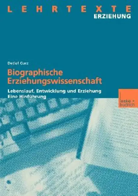 Cover of Biographische Erziehungswissenschaft