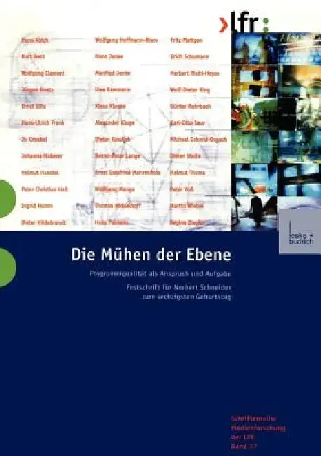 Cover of Die Mühen Der Ebene
