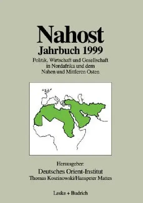 Cover of Nahost Jahrbuch 1999