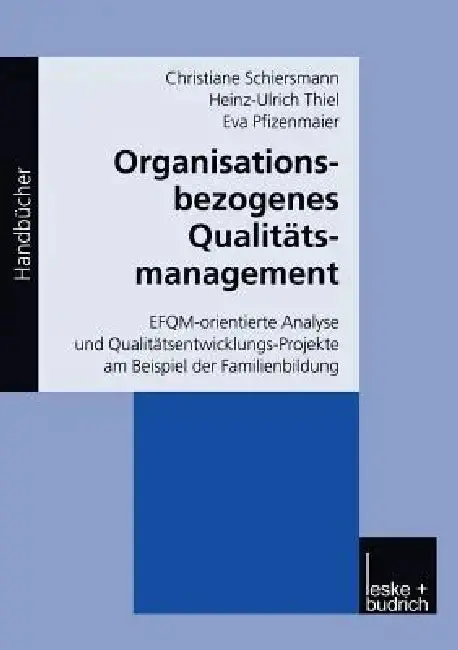 Cover of Organisationsbezogenes Qualitätsmanagement