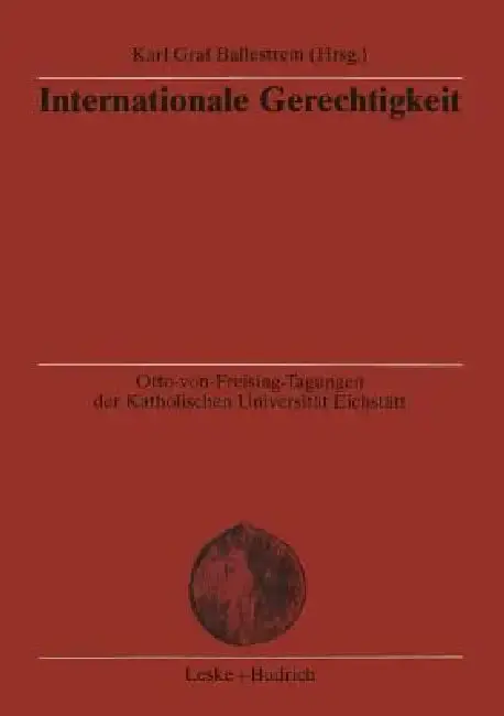 Cover of Internationale Gerechtigkeit