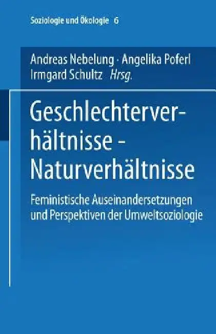 Cover of Geschlechterverhältnisse -- Naturverhältnisse