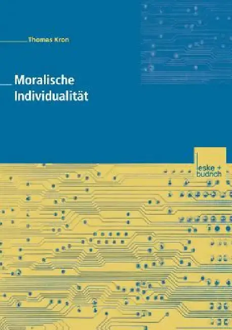 Cover of Moralische Individualität