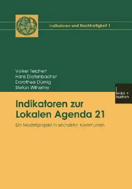 Cover of Indikatoren Zur Lokalen Agenda 21