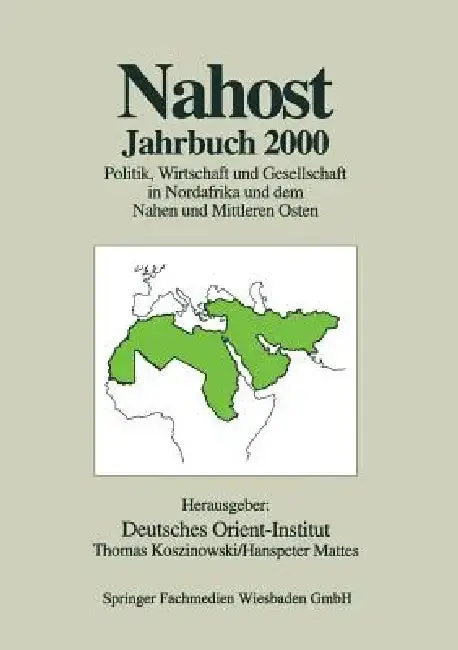 Cover of Nahost Jahrbuch 2000