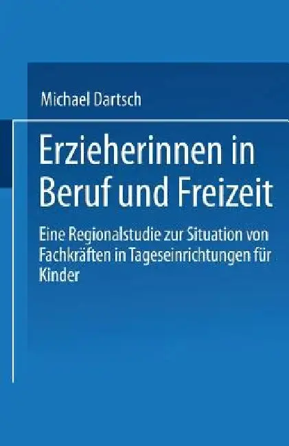 Cover of Erzieherinnen in Beruf Und Freizeit