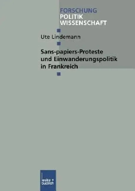 Cover of Sans-Papiers-Proteste Und Einwanderungspolitik in Frankreich