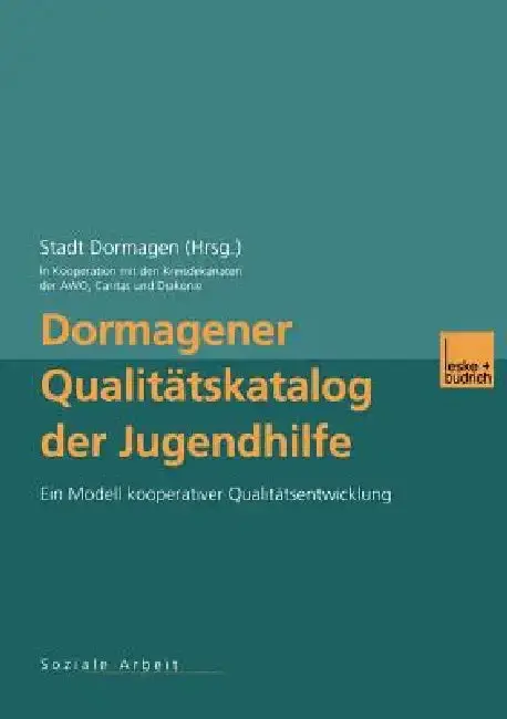 Cover of Dormagener Qualitätskatalog Der Jugendhilfe
