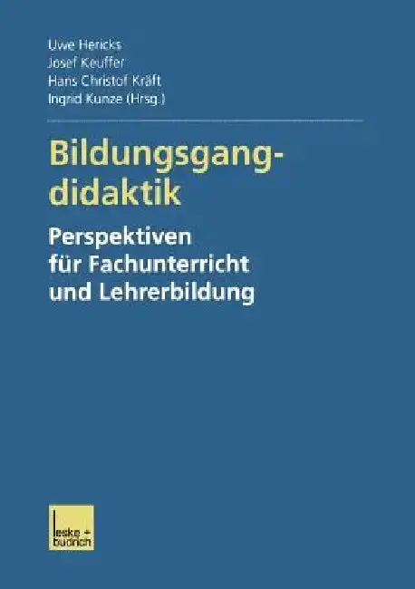 Cover of Bildungsgangdidaktik