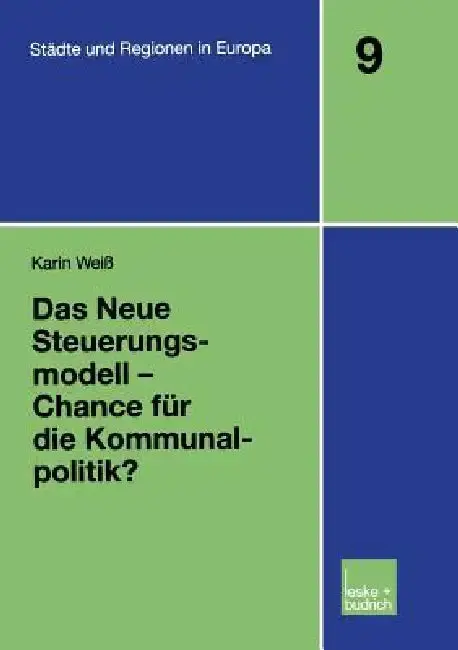 Cover of Das Neue Steuerungsmodell -- Chance Für Die Kommunalpolitik?