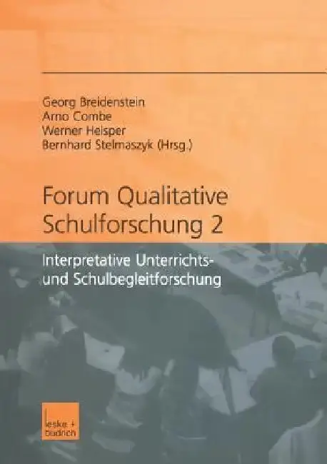 Cover of Forum Qualitative Schulforschung 2