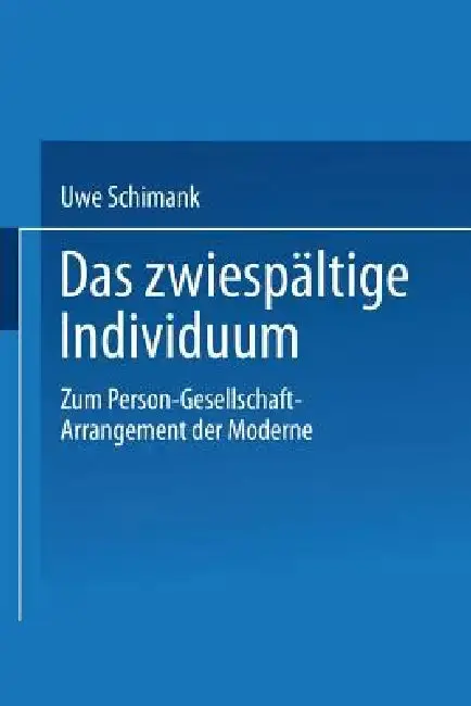 Cover of Das Zwiespältige Individuum