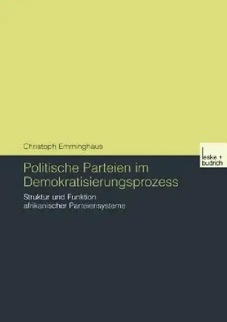 Cover of Politische Parteien Im Demokratisierungsprozess