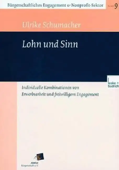Cover of Lohn Und Sinn