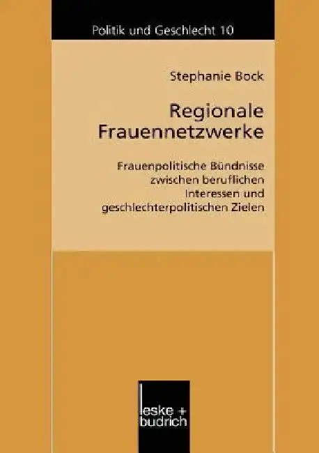 Cover of Regionale Frauennetzwerke