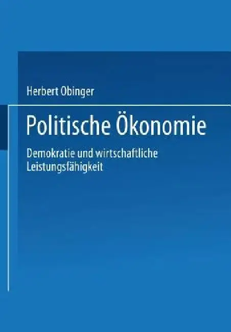 Cover of Politische Ökonomie