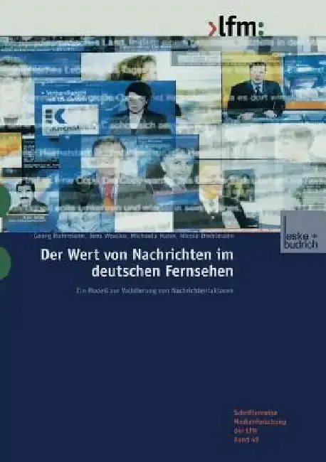 Cover of Der Wert Von Nachrichten Im Deutschen Fernsehen