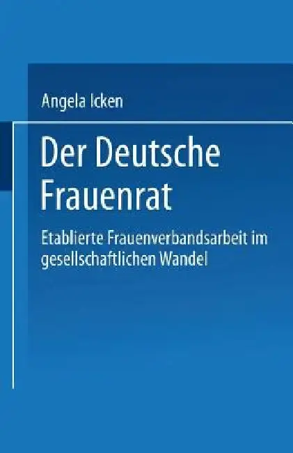 Cover of Der Deutsche Frauenrat