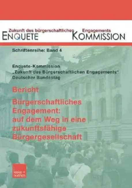 Cover of Bericht. Bürgerschaftliches Engagement