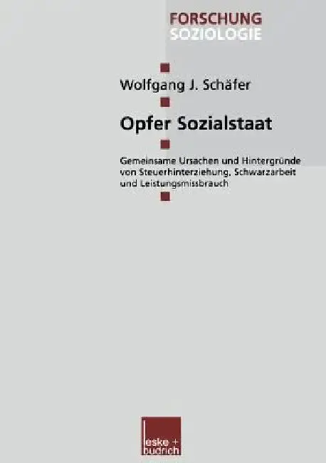 Cover of Opfer Sozialstaat