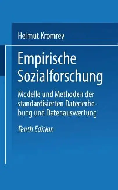 Cover of Empirische Sozialforschung