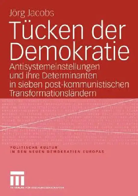 Cover of Tücken Der Demokratie