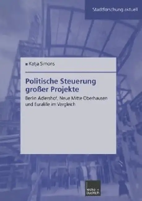 Cover of Politische Steuerung Großer Projekte