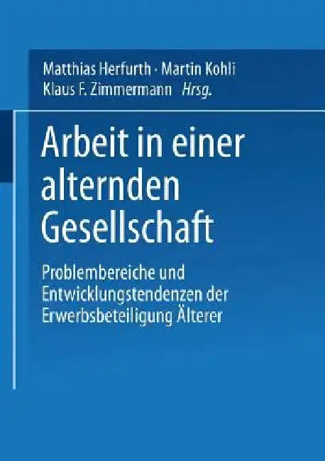 Cover of Arbeit in Einer Alternden Gesellschaft