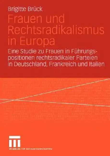 Cover of Frauen Und Rechtsradikalismus in Europa