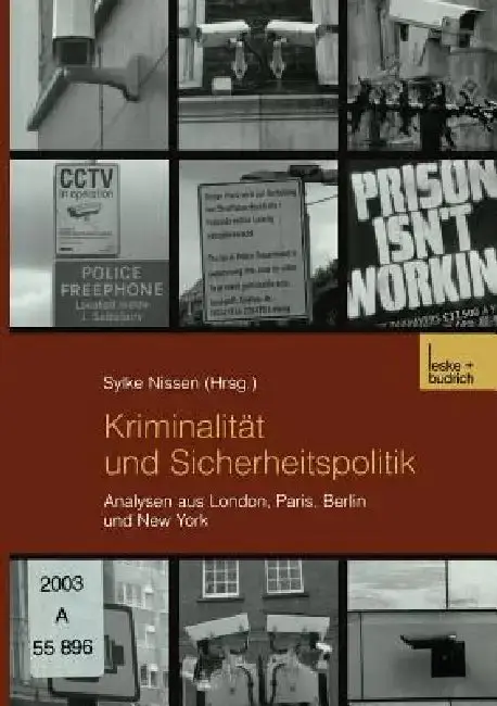 Cover of Kriminalität Und Sicherheitspolitik