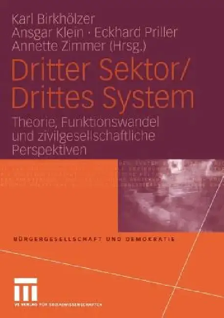 Cover of Dritter Sektor/Drittes System