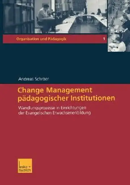 Cover of Change Management Pädagogischer Institutionen