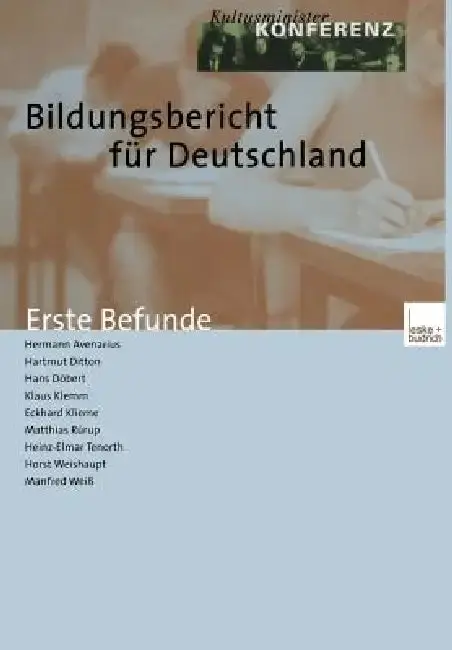 Cover of Bildungsbericht Für Deutschland
