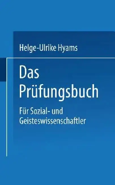 Cover of Das Prüfungsbuch
