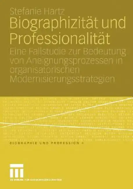 Cover of Biographizität Und Professionalität
