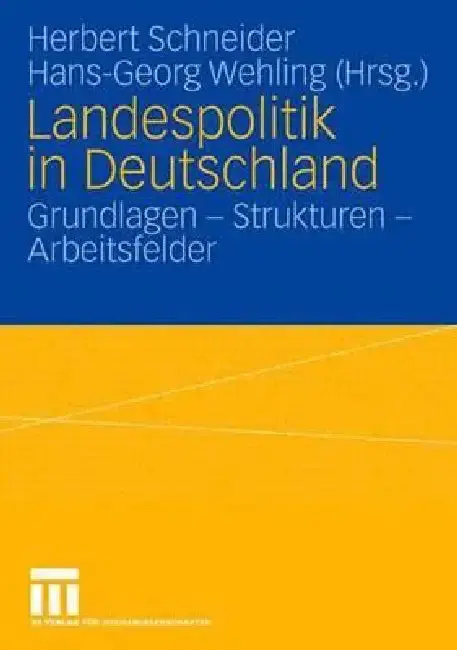 Cover of Landespolitik in Deutschland