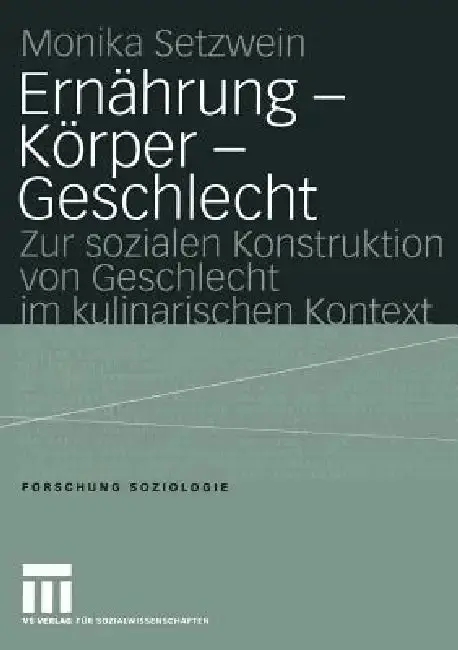 Cover of Ernährung -- Körper -- Geschlecht
